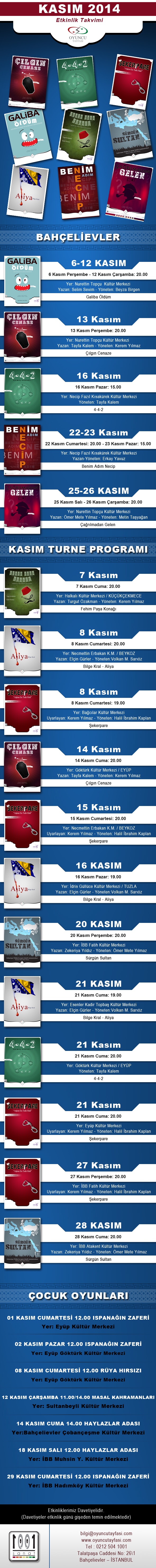 Tayfa 9 Farklı Oyun ile Istanbul Sahnelerinde!